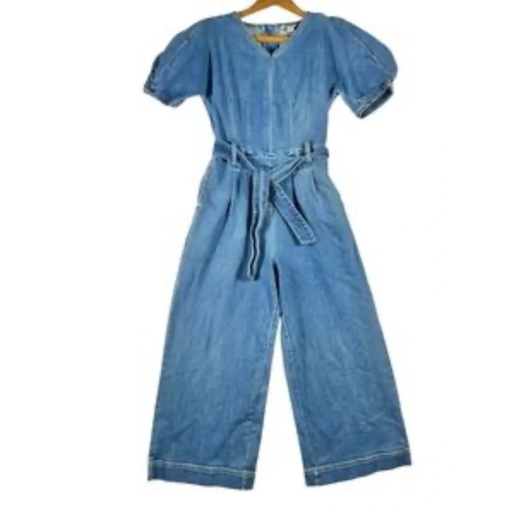 Habitual Mia Stretch Denim Jumpsuit Habitual new size 16 girls Nordstrom